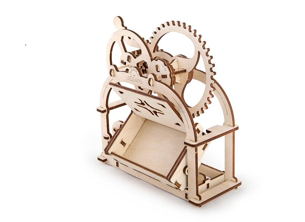 Ugears Mekanisk Boks 70001 Trehåndverk Uten Lim eller Verktøy for Voksne Puslespill og Modeller, Kreves,