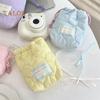 Drawstring Storage Bag Portable Women Girls Napkin Sanitary Pad Bag Multi-functional Travel Organizer Pouch Small Coins Purse