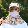 Breathable Mesh Full Wrap Sun Hat Big Brimmed Wide Brim Sunscreen Hat  Summer Season