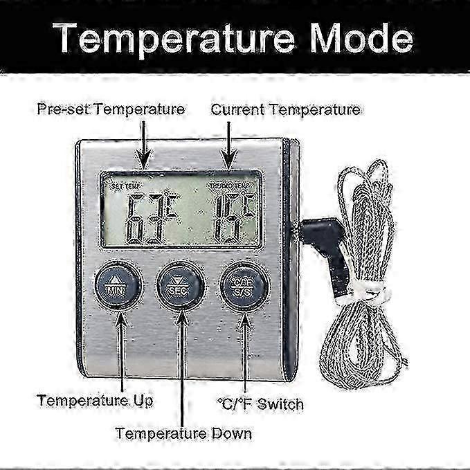 Kühlschrank Gefrierschrank Thermometer Alarm Hoch Niedrig_m24