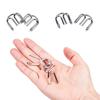 8Pcs/Set Metal Wire IQ Mind Brain Teaser Educational Game Toy for