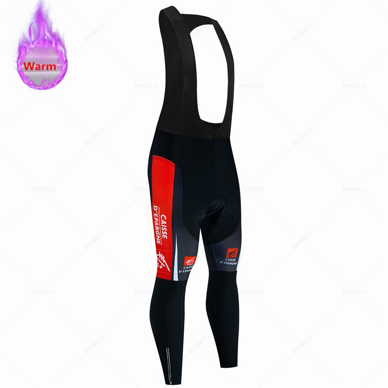 

Caisse D Épargne Winter Thermal Fleece 2026 Winter Velvet Warm Cycling Clothing Team Bike Suit Mountian Bicycle Clothing Ropa Maillot Ciclismo Hombre 5XL