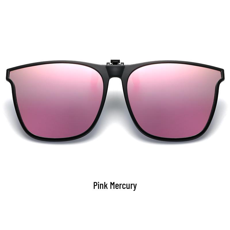 Trendy Polarized Clip-on Sunglasses for Myopia: UV Protection, Night Vision, Driving & Fishing, Unisex