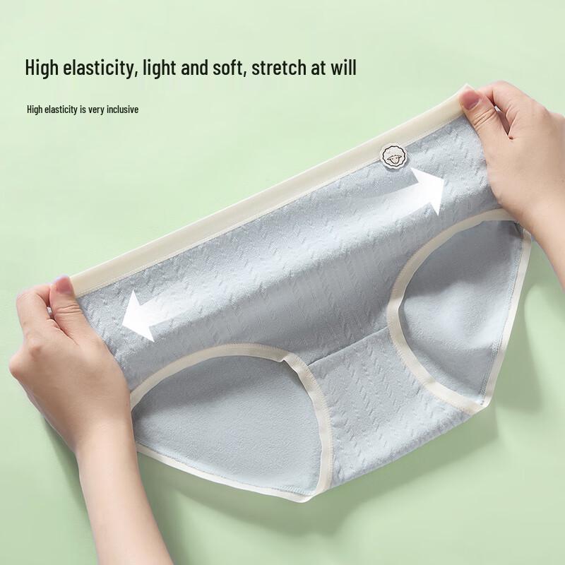 FENTENGCARE Women's 7A Antibacterial Cotton Briefs 3-Pack