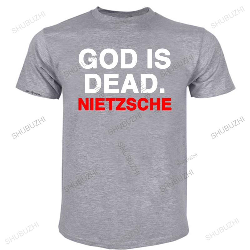 Vintage T Shirt For Unisex God Is Dead Nietzsche Cotton Tshirt Cotton Unisex Tshirt Fitnes Tee Fashion Teeshirt Homme Tops