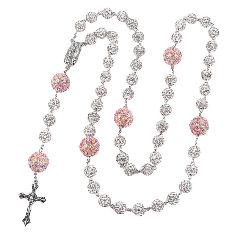 

Multipurpose Six Layers Necklace with Brilliant Diamonds Embellishments Accessory for Evening Wear Party Supplies 1