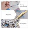 Customized Round Wooden Jigsaw Puzzle Printing Kids Adults Photo Custom Jigsaw Puzzle
