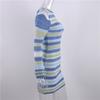 Tie Dye Mini Pletené svetrové šaty Dámské Oblečení Podzim Zima Dlouhý Rukáv Sexy Plážové Bodycon šaty bez zad Elegantní
