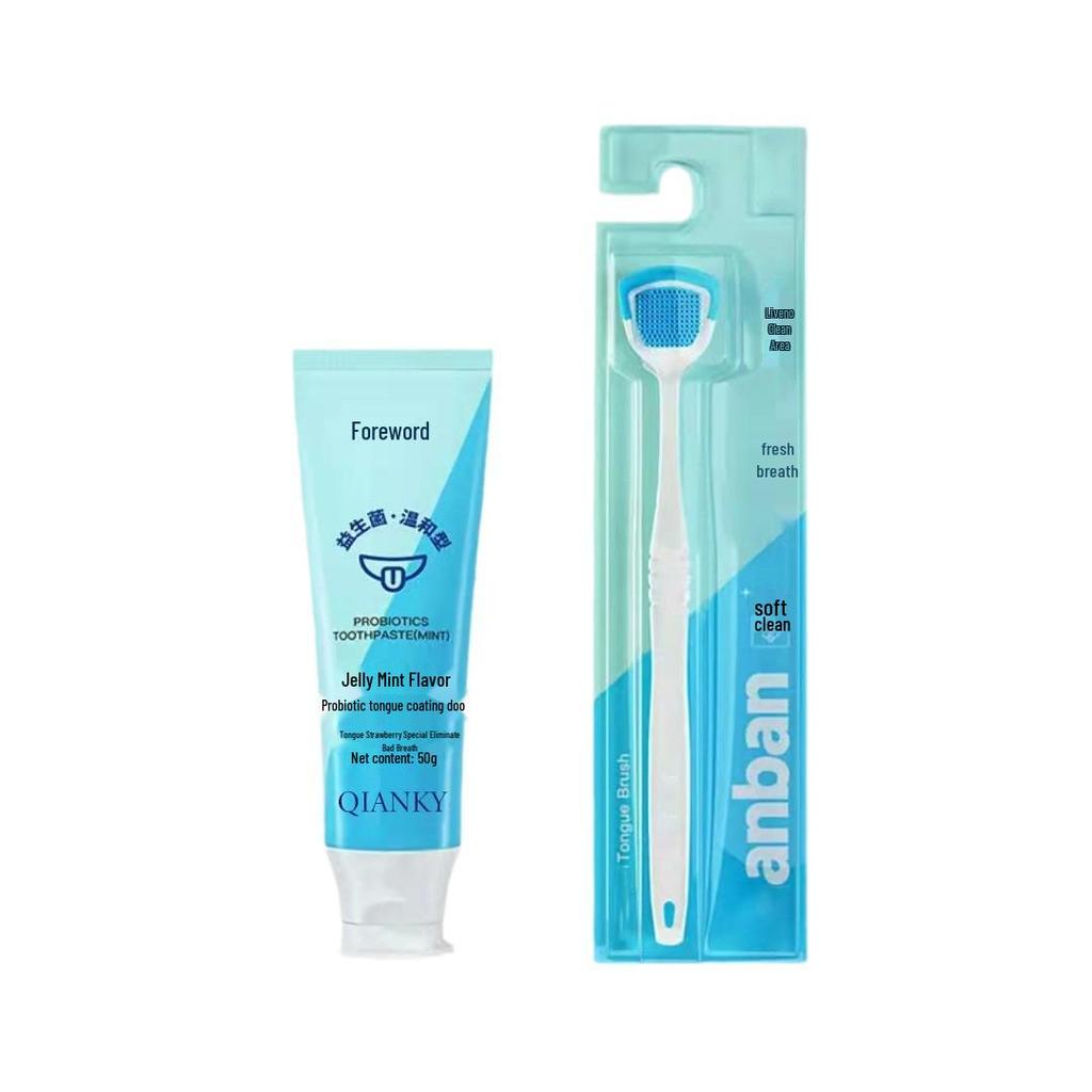 Gel na odstranění povlaku jazyka pro ústní hygienu - Eliminuje zápach z úst
