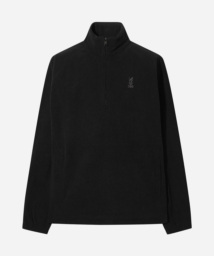 DOD Grainfield Corduroy Half-Zip Anorak (Black)