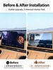 For Geely Starray EM‑i / Galaxy Starship 7 EM‑i Screen Protector Silicone Center Console Screen Frame Car Interior Accessories