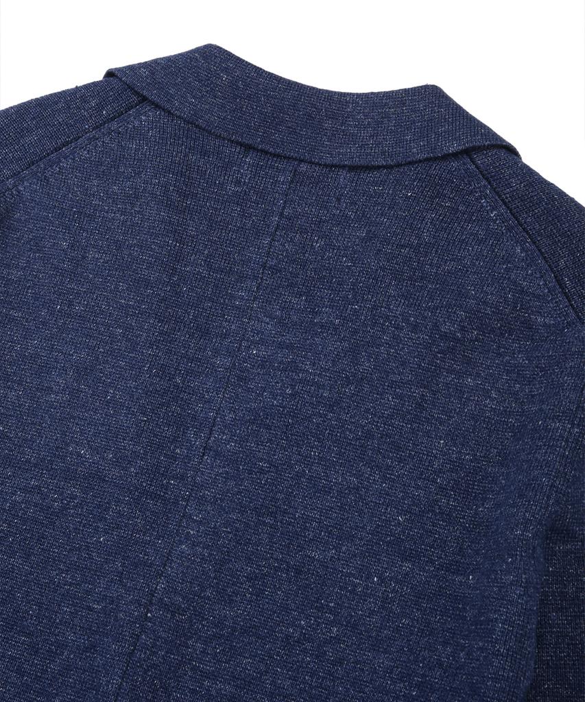Brooks Brothers Linen Blazer Sweater (Navy) (Bbwcmm8266Qfs)