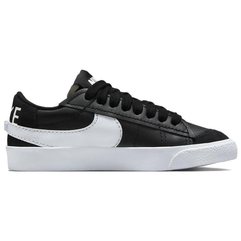 Nike Blazer Low 77 Jumbo Black White Women's Sneakers Skateboard Shoes DQ1470-002