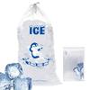 Falbiro Drawstring Ice Bags, Ice Storage Bags, 10 Drawstring Ice Cube Bags for Ice Balls | Empty Ice Bags, Freezer Ice Storage Bags, Leakproof Ice Cub