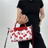 Ladies Sweet And Cute Cherry Handbag Personalized Chic Soft Leather Shoulder Bag