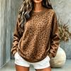 Damen Pullover mit Aufdruck, Langarm, Rundhalsausschnitt, Lässiges Oberteil für den Alltag