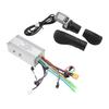 36V 48V 1000W 38A Sine Wave 3 Mode Brushless Controller 124DX Half Twist Throttle Grip with Panel for Electric Bike