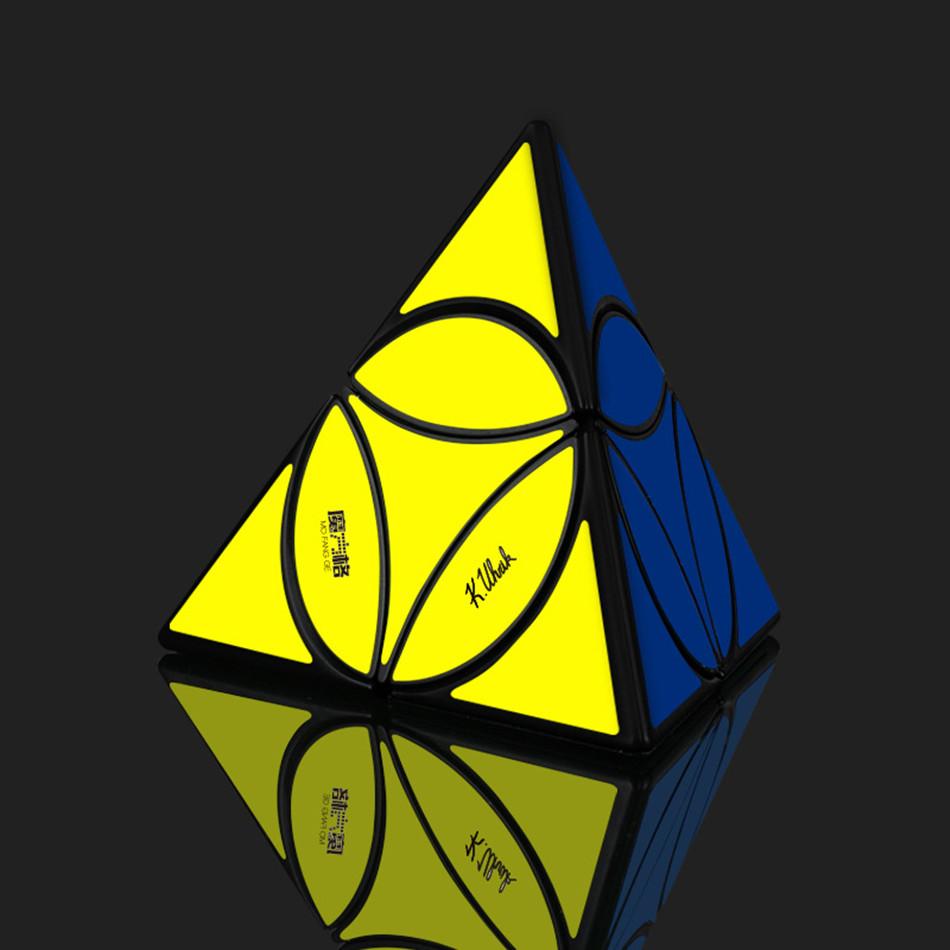 10 Kinds Qiyi 3X3X3 Pyramid Speed Magic Cube Professional Magic Cube Puzzles Colorful Educational Toys For Children