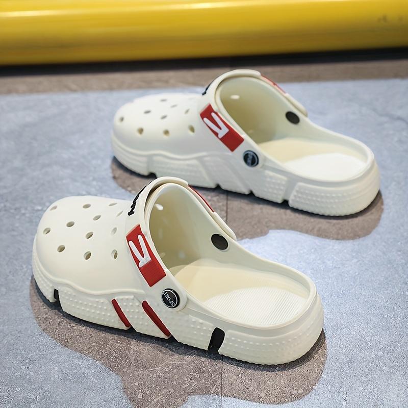 Men's Casual Comfortable Soft Sole Clogs, Breathable Lightweight Clogs for Indoor Outdoor Beach, Summer