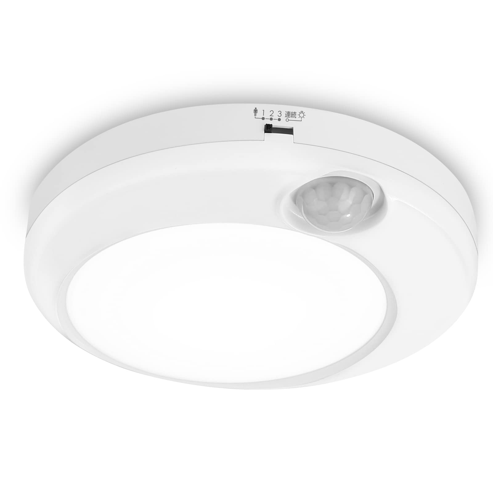 

Lepro Motion Sensor Ceiling Light, Compact LED Ceiling Light, Daylight White, 10W, for 4-4.5 tatami mat rooms [850lm Brightness, Eye-Friendly, Sensor