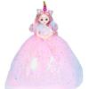 Intelligent Barbie Cartoon Doll With Tulle Dress 32cm Unicorn Girl  Student Gift