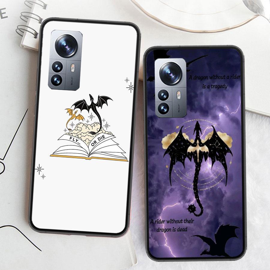 F-Fourth W-Wing Dragon Phone Case For Xiaomi Poco F7 Mi 14 Ultra 15 13 12 Pro 11T 10T 12T Pro 12X 11i 11 10 Lite 5G 9 8 Cover Ca