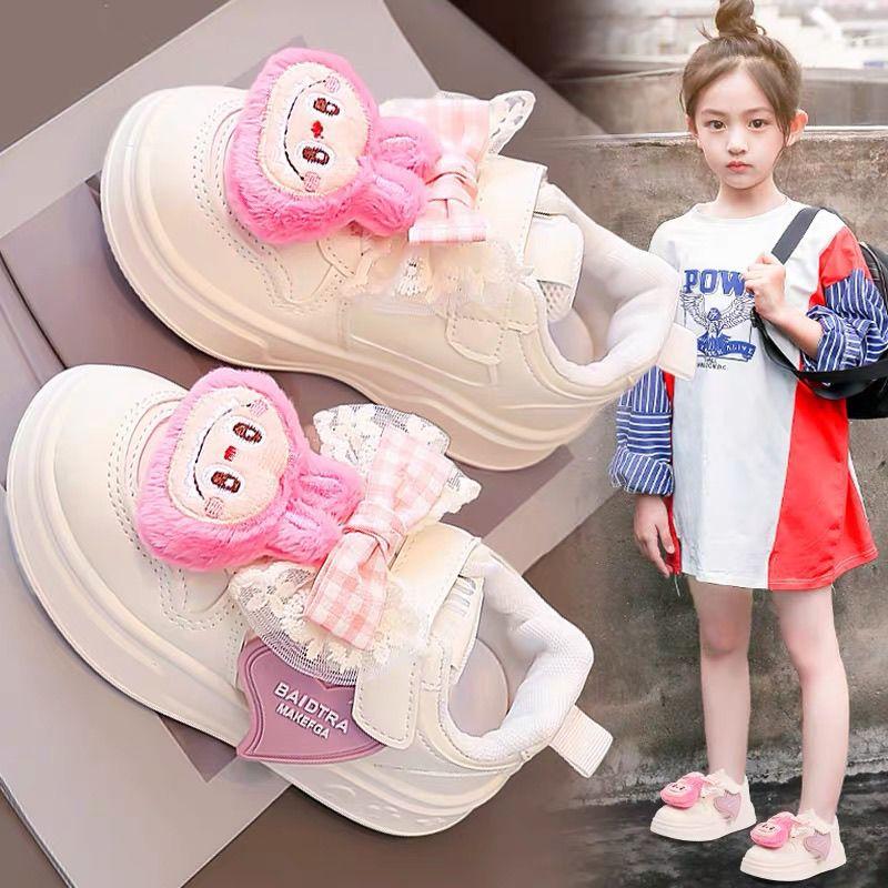 Barnesko, Fritidssko med myk såle for vår og høst, Jenters lette skatesko