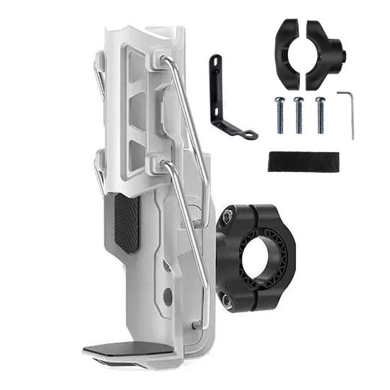 Adaptive Cycling Water Bottle Holder 360 Degree Rotatable Automatic Clamping Bicycle Water Bottle Cage Universal Motorcycle Bike Water Bottle Mount