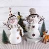 Reusable Christmas Snowman Decoration Cute Snowman Doll Desktop Ornaments  Festival