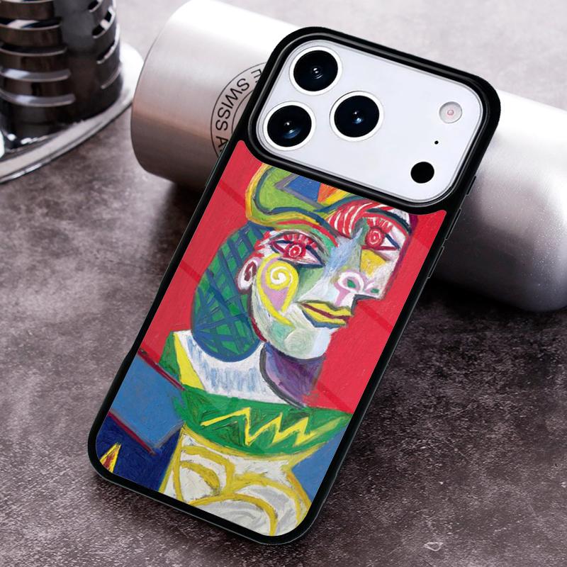 Picasso Abstrakte Kunst Malerei Handyhülle für iPhone 17 16 15 Pro Max Air 14 13 12 11 Plus Stoßfeste Capa Hülle