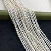 Natural White Rice Pearl Beads 2.8-3.2mm 36cm Small Irregular Loose Pearls For Beginner DIY Jewelry Making, Low Grade Cheap Practice Craft Pearls