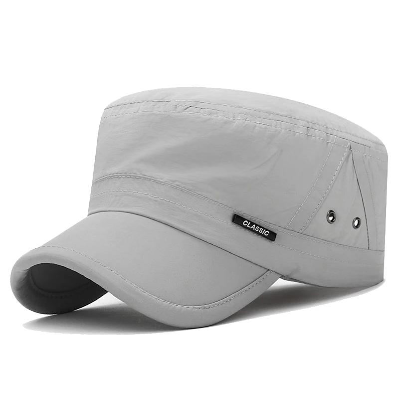New Mens And Womens Flat Cap Venting Holes On The Military Academy Cadet Caps Fashionable Classic Outdoor Casual Sport Sun Hat