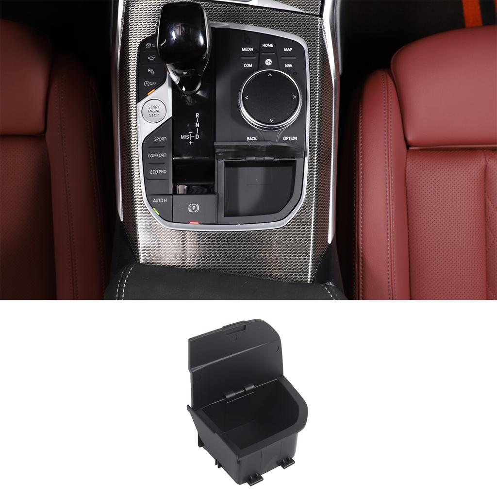 Black Centre Console Storage Box For BMW 2 3 4 Series Z4 X3 X4 X5 X6 F40 F44 G20