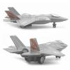 Alloy Large Pull Back F-35 Fighter Aircraft Model Music LED Airplane Toy Gift