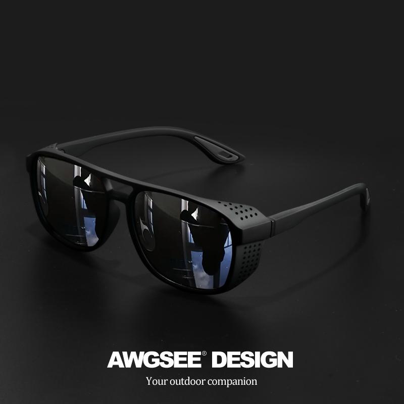 Professionelle Sportsonnenbrille - Polarisiert Winddicht UV400 für Radfahren Laufen Outdoor-Enthusiasten UV400