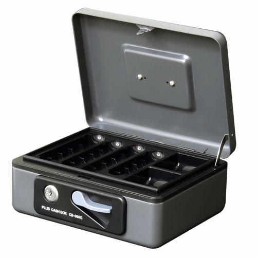 PLUS Safe Hand Safe Small W197 x D164 x 80mm Dark Gray 12-860