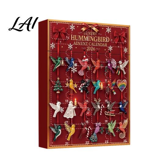 Creative Halloween Gifts Christmas Advent Calendar 2026 24 Days Countdown with Acrylic Decorative Accessories for Backpacks Hanging Ornaments,