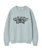 WACKY WILLY Typographic One-Point Sweatshirt Light Blue