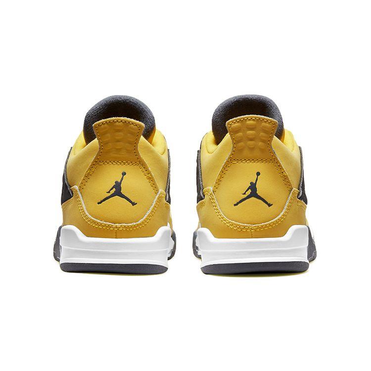 Air Jordan 4 Retro PS Lightning 2021 Buty Dziecięce Żółty Tour-Yellow Wielokolorowy BQ7669-700