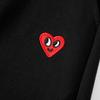 Men's Charles Heart Embroidered Knit Casual Jogger Pants