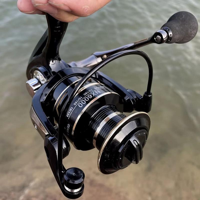 New Rigidity Lightweight Spinning Reel 5.2:1 / 4.7:1 Smooth 2000 3000 4000 5000 6000 7000 More Durable Saltwater Freshwater Fishing Reel