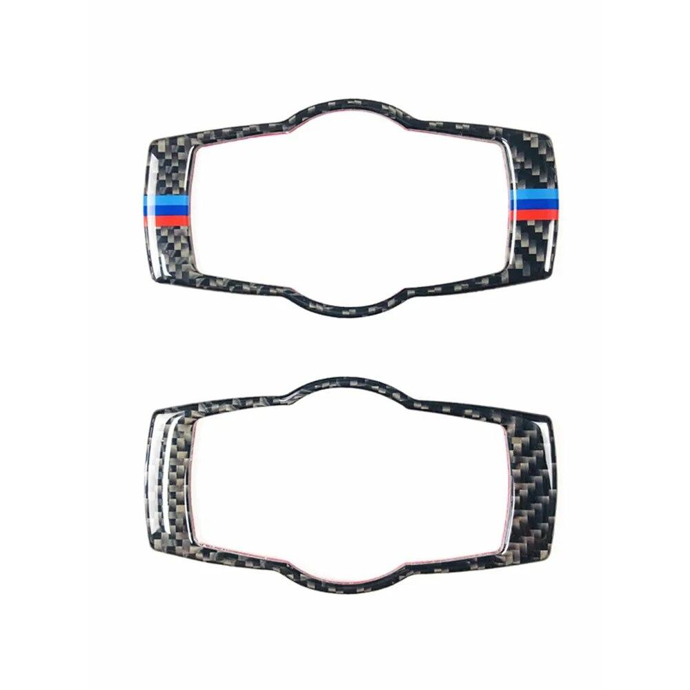 Αυτοκόλλητα Καλύμματα Διακοσμητικά Πλαίσια Διακόπτη Προβολέων Αυτοκινήτου από Ανθρακονήματα Υψηλής Ποιότητας Εσωτερικού Για BMW E90 E92 E93 Σειρά 3 Αξεσουάρ Αυτοκινήτου