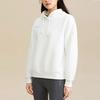 Anta Plain Hooded Pullover Fleece Sweatshirt Women tops Paper-White 162347716-1