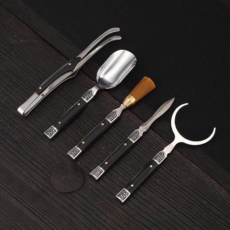 Junzhuang Steel Wood Tea Ceremony Set