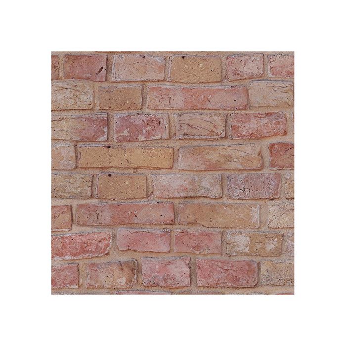 Rouleau De Papier Peint Rouge Brique De Haute Qualite 0,53 X 10m 2603-6 Ich