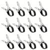 12pcs Pool Cover Clamps - Secure Locking Spring Mechanism, Corrosion-Resistant Stainless Steel Clips for Above-Ground Pools - Pool Accessories