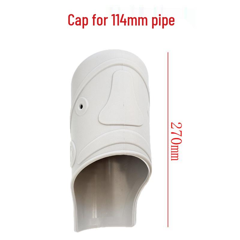Round Pipe Fitting Post Cap for Fitness Equipment and See-Saw Accessories - Plastic End Cap Cover