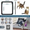 Dog Door for Screen Door,  Cat Door for Window Screen,Flap Opening 8 x 10 inches, ,Lockable Magnetic Flap Screen