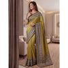 Neue Kollektion von Designer-Sarees im Ajrak-Druck