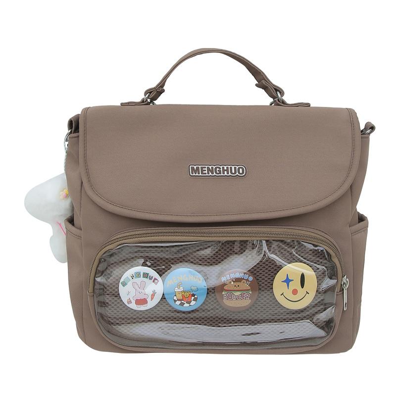 Сумка на плечо в студенческом стиле — фото 25